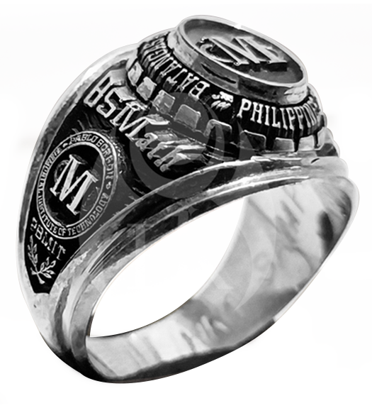 Batangas State University Mens Class Ring